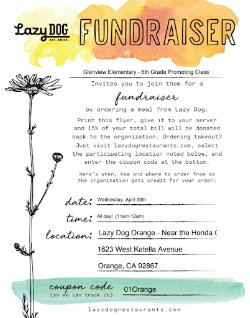 Lazy Dog Fundraiser